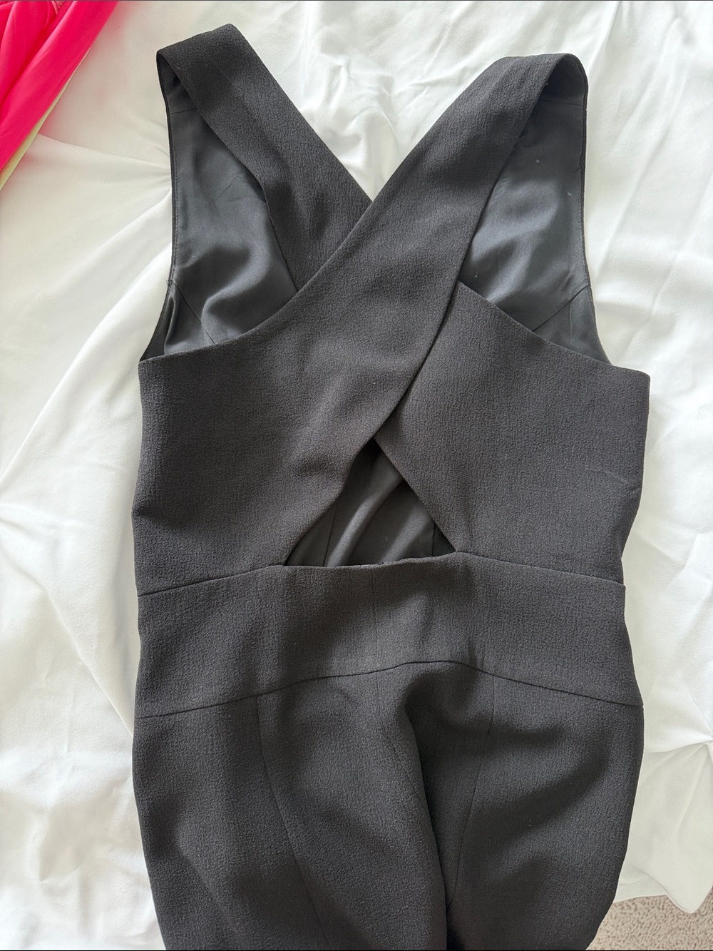 Banana Republic Black Crisscross Mini Dress